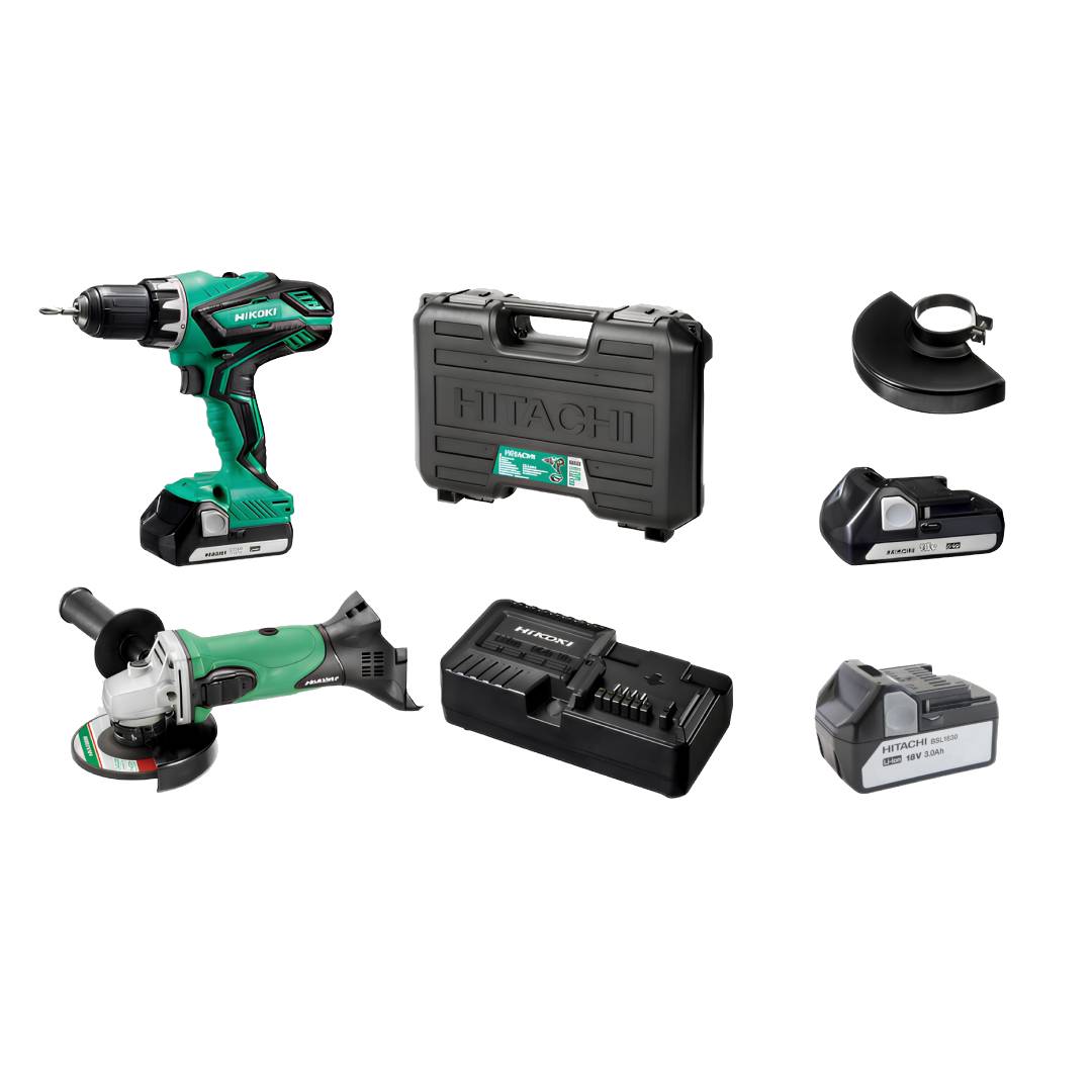 Set scule HITACHI DS18DJL-RC+G18DSL2W4Z